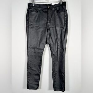 Ann Taylor Women’s NWT Size 10P Black Coated The Skinny Jeans